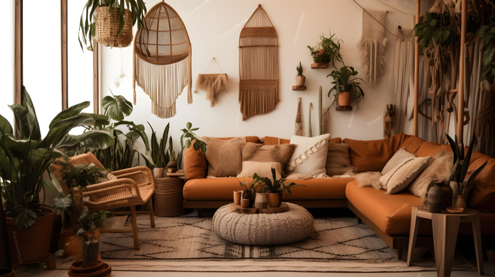 estilo de decoração Boho Moderno